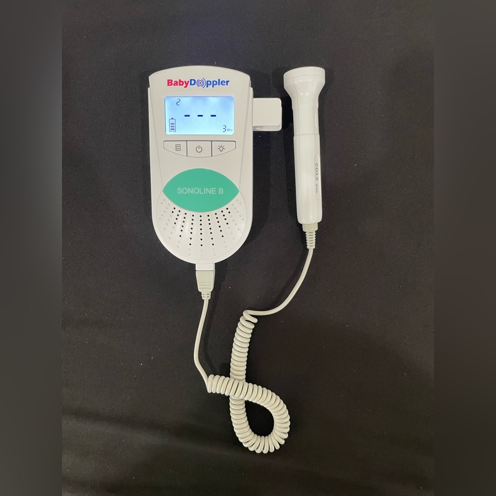 Baby Doppler Sonoline B  Heart Monitor Manual Ultrasound Tested No Gel